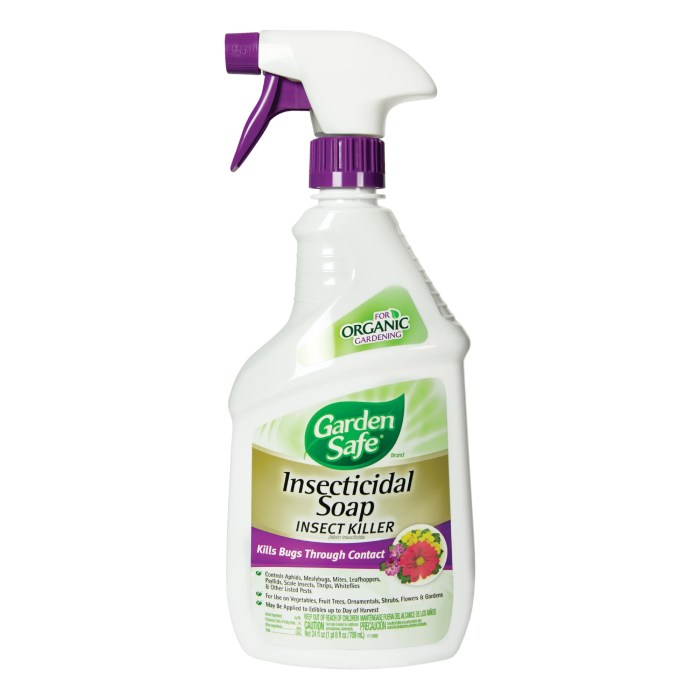 Do you rinse off insecticidal soap on plants